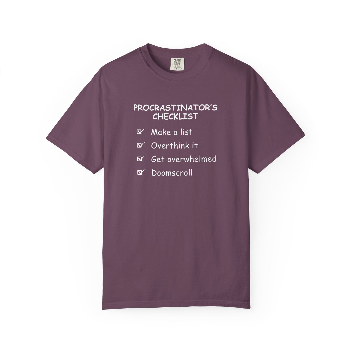 Procrastinator's Checklist