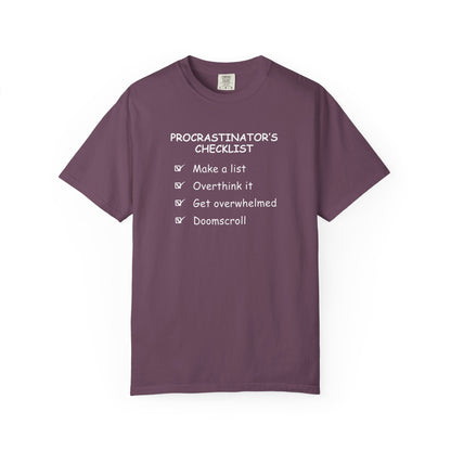 Procrastinator's Checklist