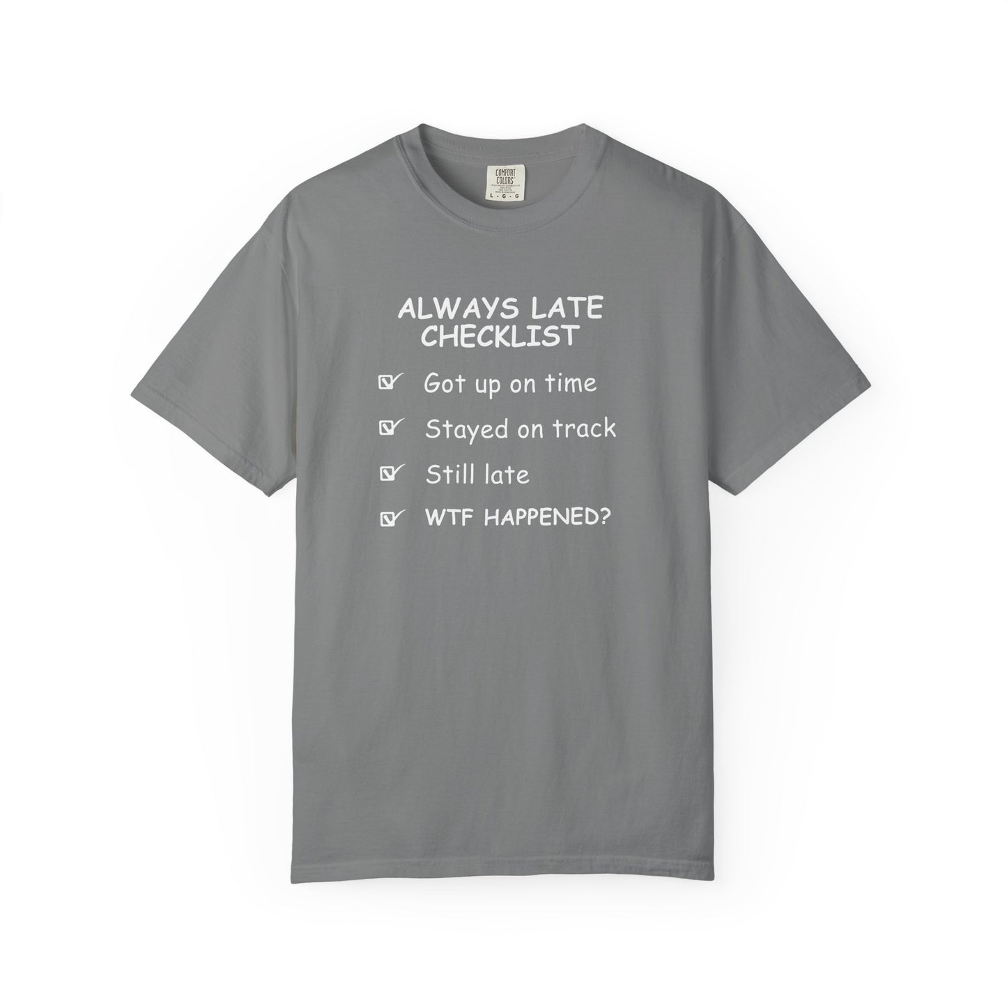 Always Late Checklist