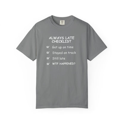 Always Late Checklist