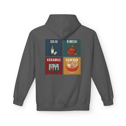 Korean Culture Four Panel Hoodie