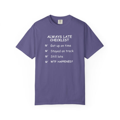 Always Late Checklist