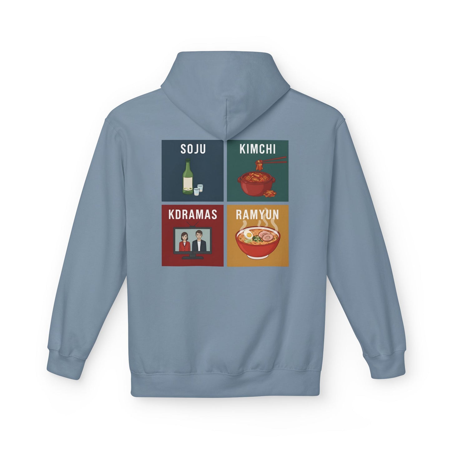 Korean Culture Four Panel Hoodie