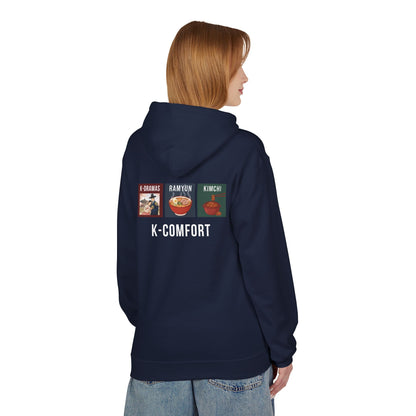 K-Comfort Hoodie - K-Dramas, Ramyun & Kimchi