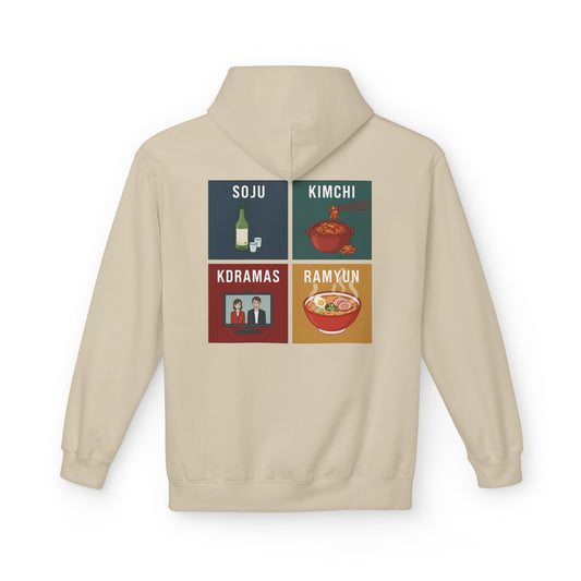 Korean Culture Four Panel Hoodie
