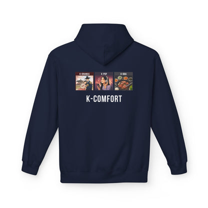 K-Comfort Hoodie – K-Dramas, K-Pop, K-BBQ Panel