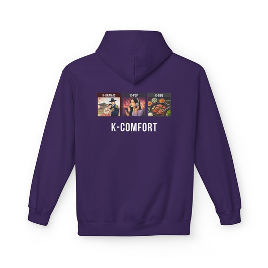 K-Comfort Hoodie – K-Dramas, K-Pop, K-BBQ Panel