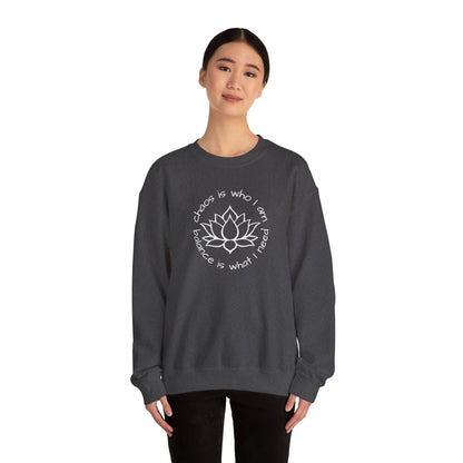 Chaos is Who I Am and Balance is What I Need Crewneck