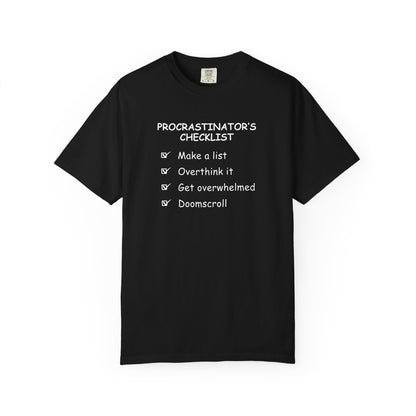 Procrastinator's Checklist