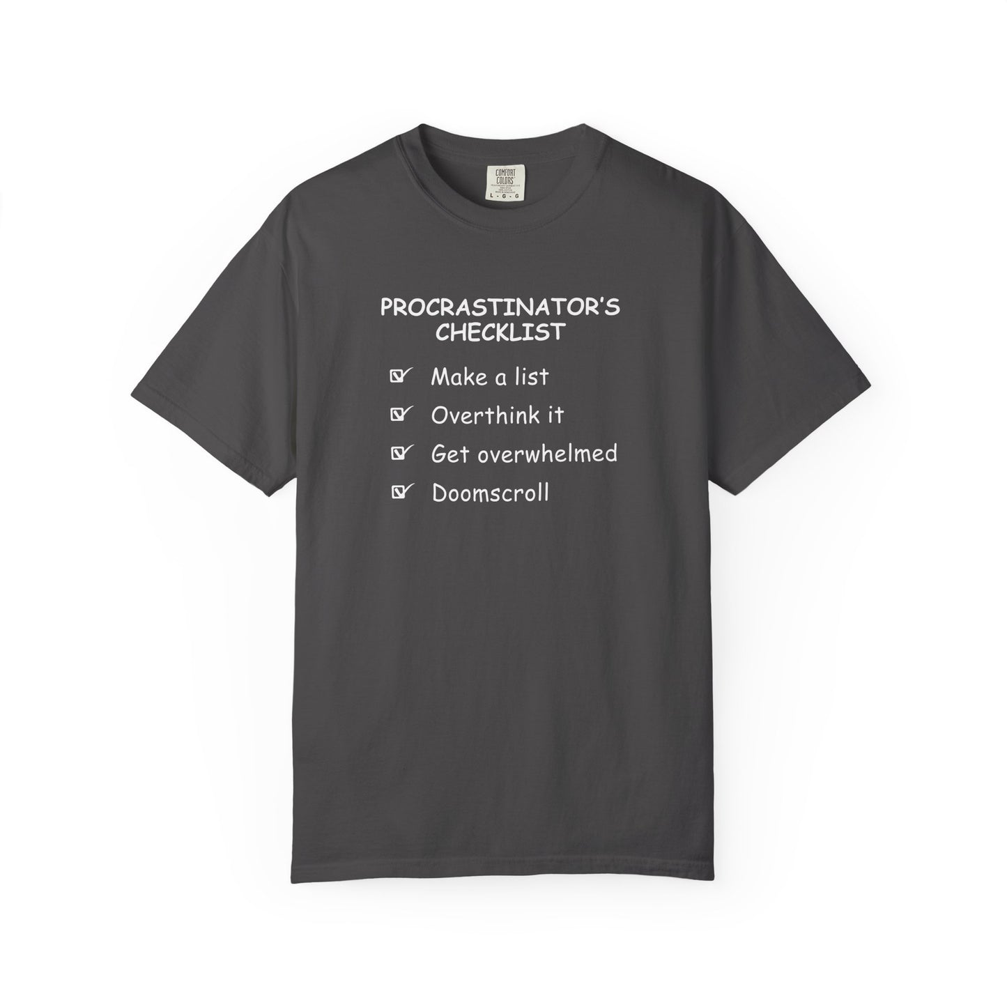 Procrastinator's Checklist
