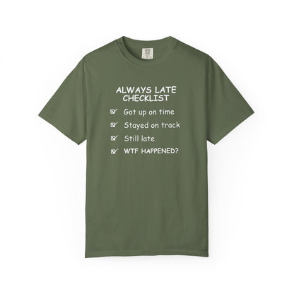 Always Late Checklist