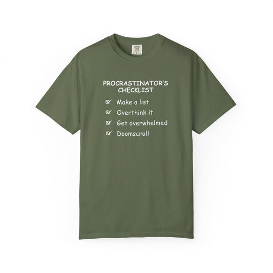 Procrastinator's Checklist