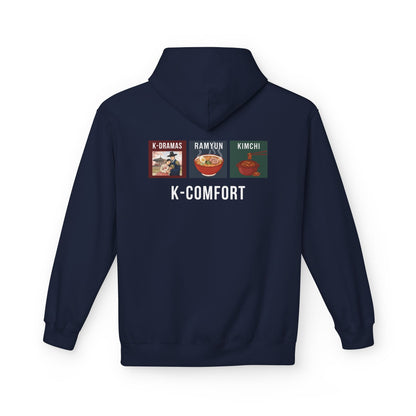 K-Comfort Hoodie - K-Dramas, Ramyun & Kimchi