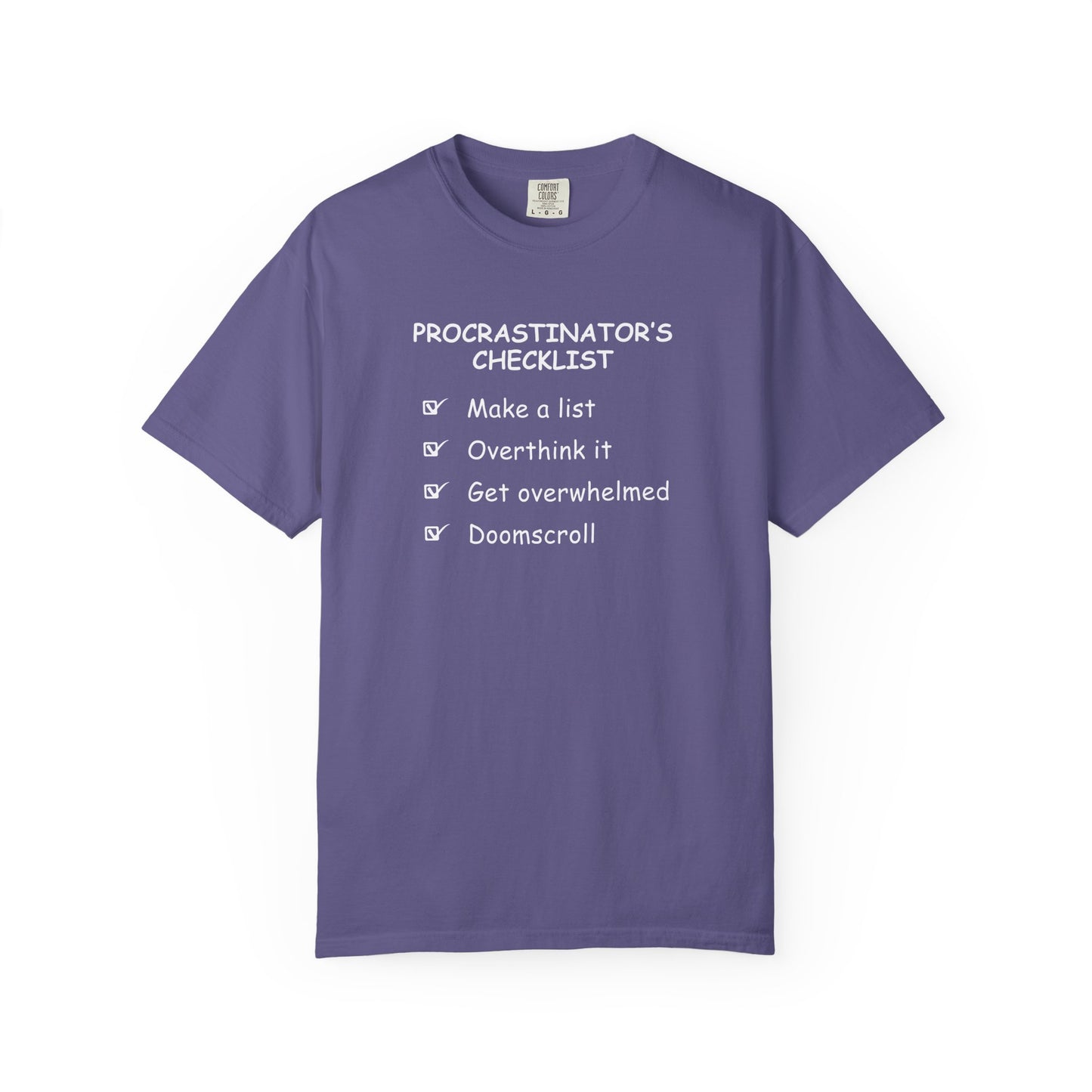 Procrastinator's Checklist
