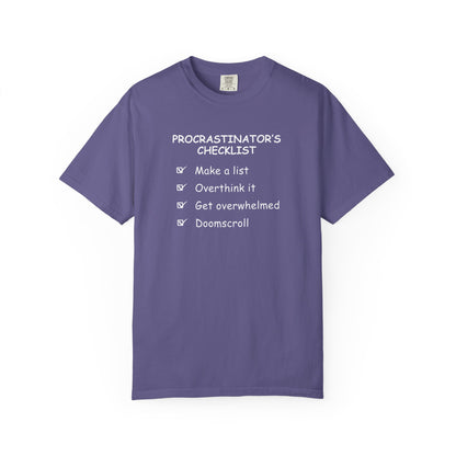 Procrastinator's Checklist