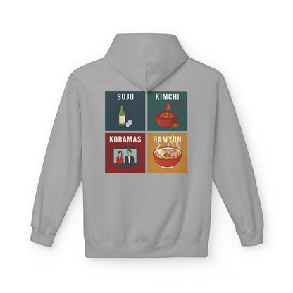 Korean Culture Four Panel Hoodie