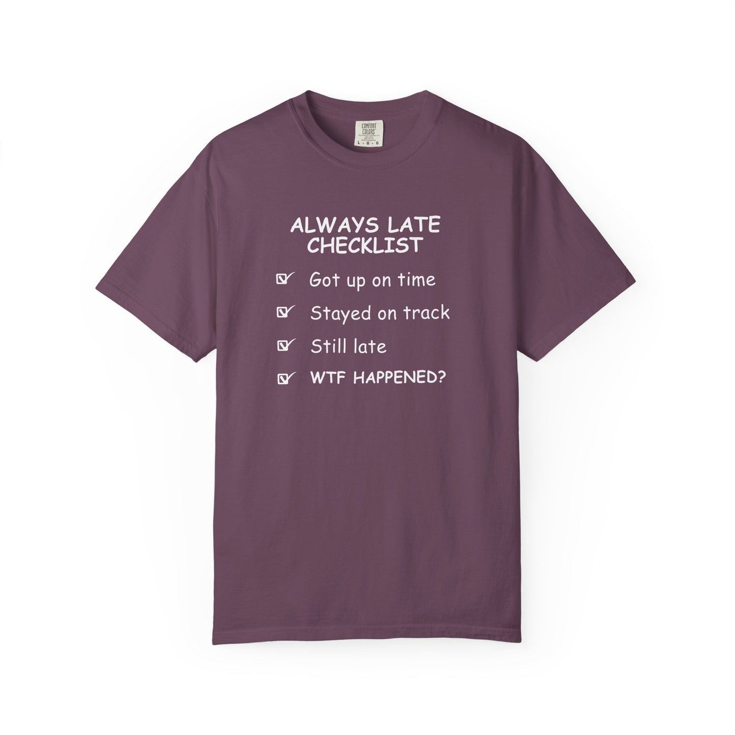 Always Late Checklist